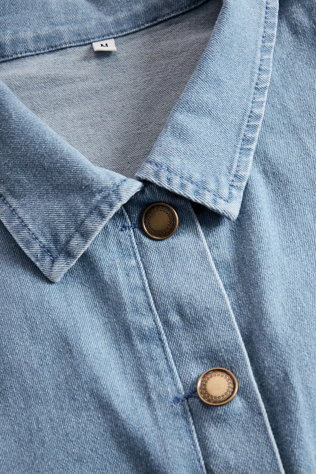 Western Retro Light Blue Denim Sleeveless Raw Edge Wide Leg Zipper Jumpsuit