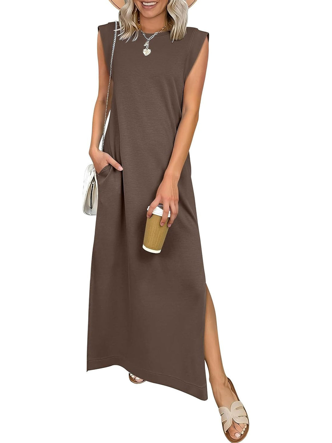 Women's Summer Sleeveless Maxi Dress