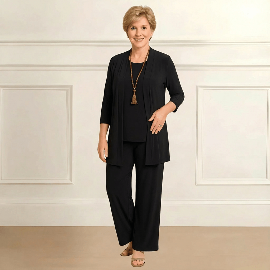 Rosy Cardigan, Top & Pants Set Bestseller