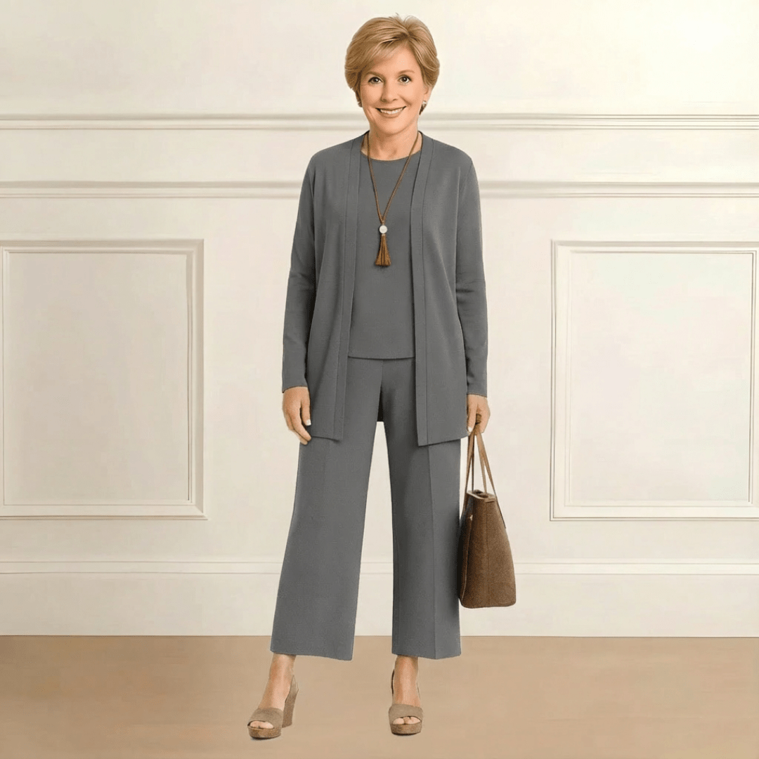 Rosy Cardigan, Top & Pants Set Bestseller